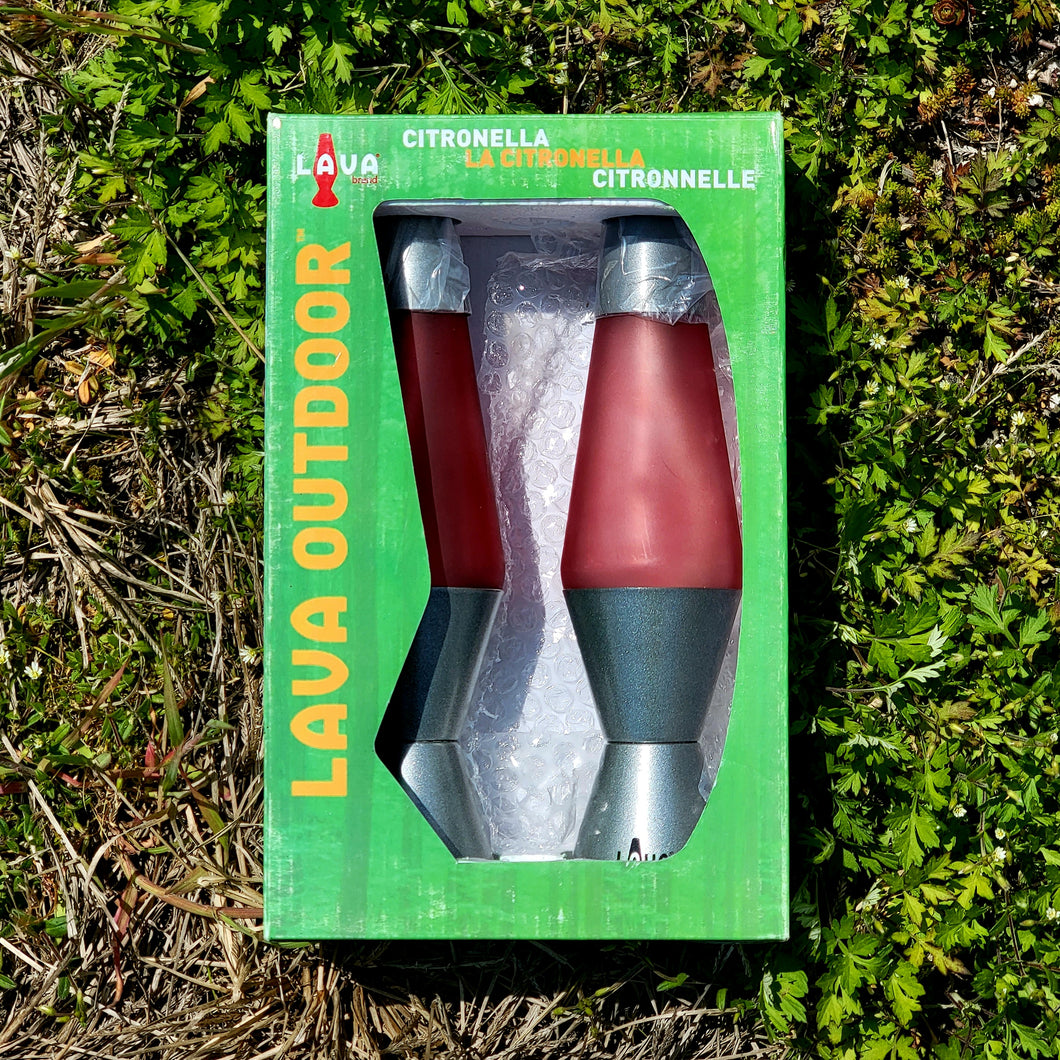 Lava Outdoor Citronella Candles - New Old Stock