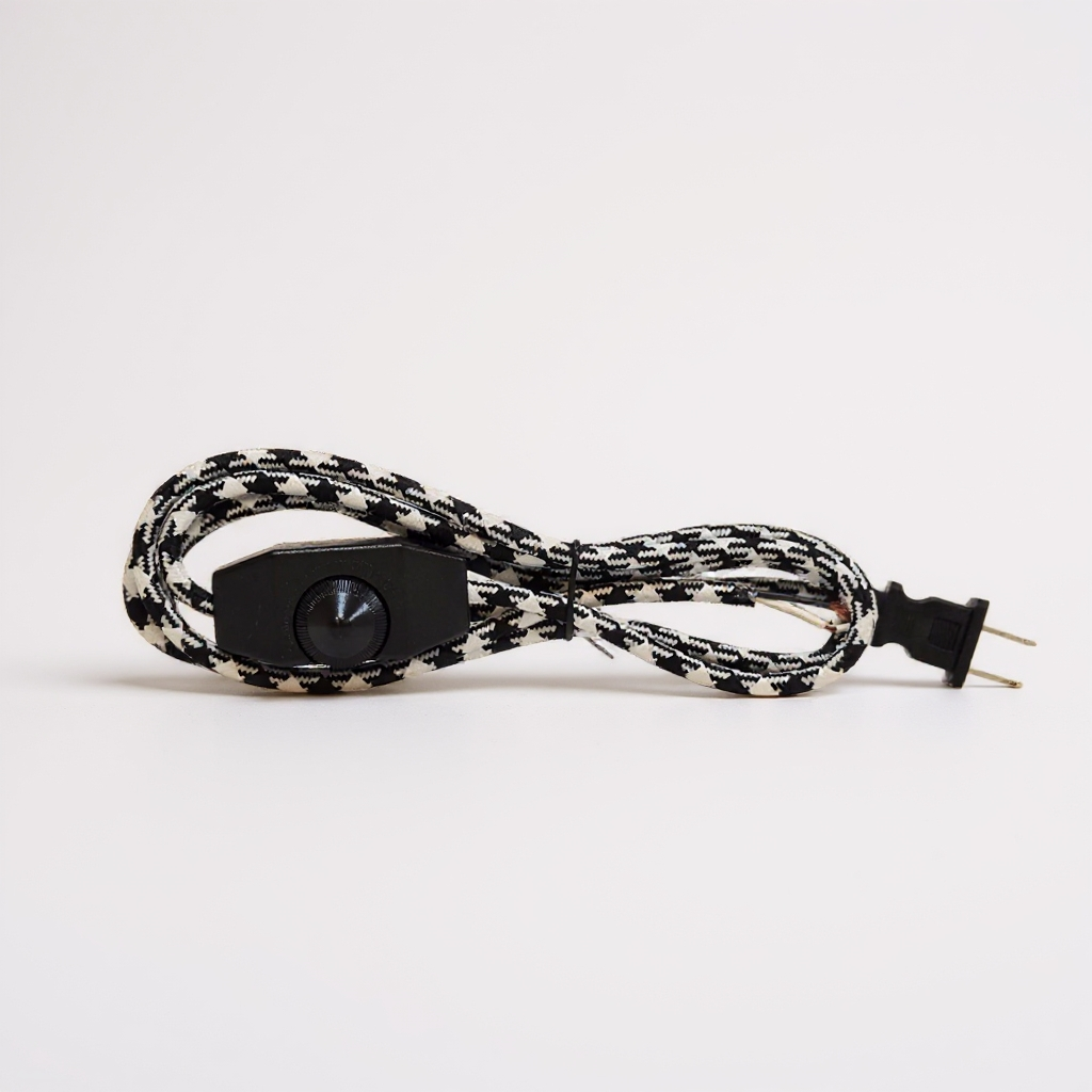 Braided Dimmer Cord for Lava and Motion Lamp Repair