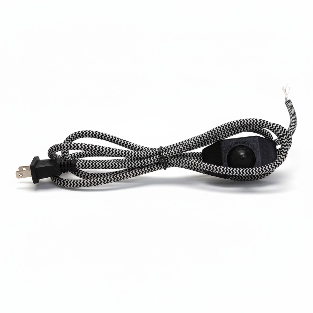 Braided Dimmer Cord for Lava and Motion Lamp Repair