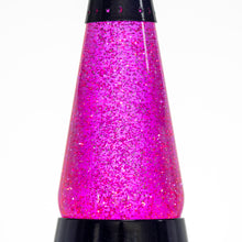 Load image into Gallery viewer, Vintage Deep Purple Wizard Lamp with Dimmable Pink Glitter Globe
