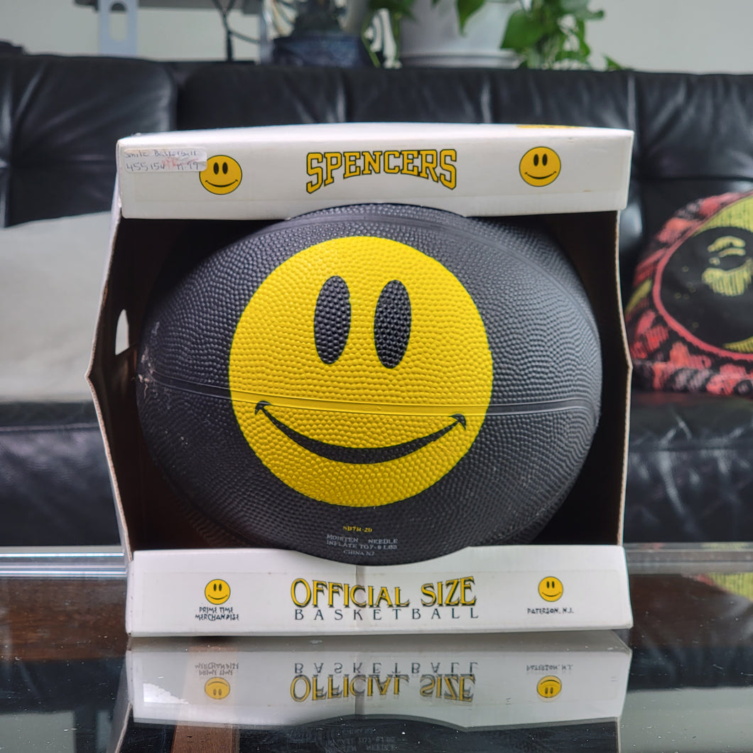 Spencers Official Size Smiley Face Basketball - Prime Time Toys - New in Box