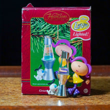 Load image into Gallery viewer, New in Box Heirloom Collection Lava Lamp Christmas Ornament Carlton Cards 2002
