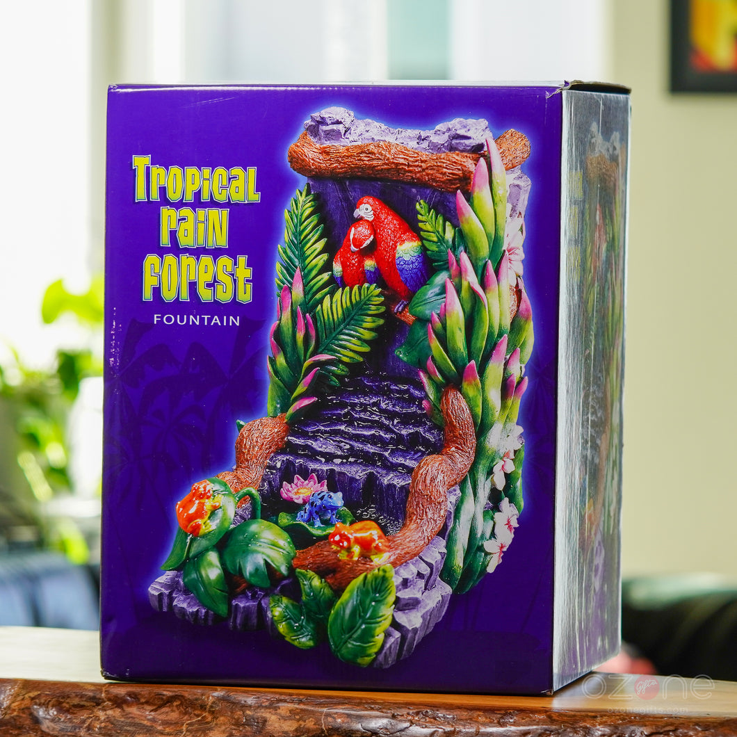 Rare New in Box Tropical Rain Forest Fountain Spencer's Gifts Exclusive