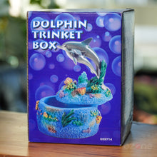 Load image into Gallery viewer, Dolphin Trinket Box - Vintage Spencer Gifts Exclusive
