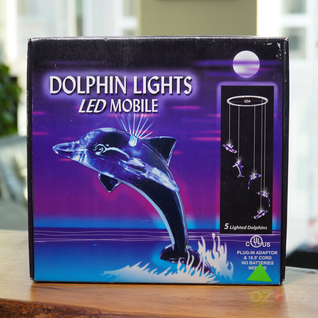 Dolphin Lights LED Mobile - Spencer Gifts Exclusive - NIB