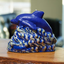 Load image into Gallery viewer, Blacklight Responsive Dolphin Candle - Spencer Gifts Exclusive - Sealed
