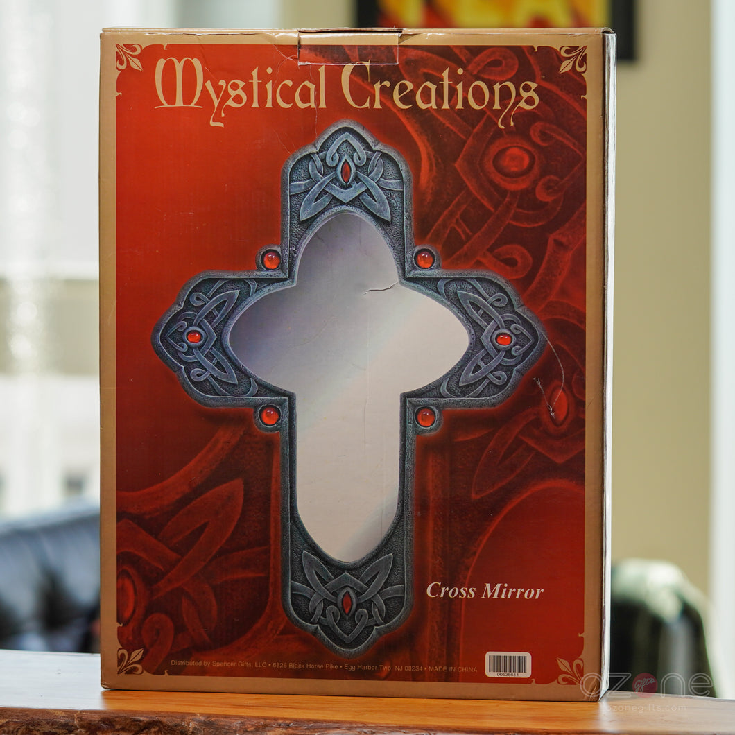 VTG Mystical Creations Cross Mirror by Spencers Gifts (NOS)